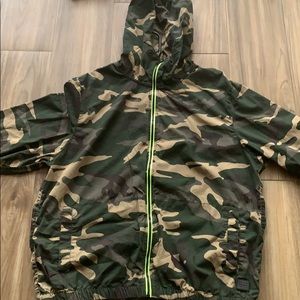 Cactus Man Camouflage Windbreaker